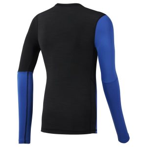 Reebok Training Compression T Shirt Herren - Blau/Schwarz - DE 518-IBT